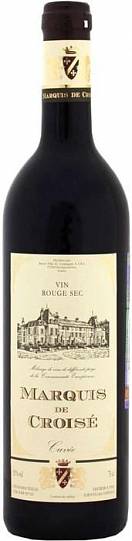 Вино Marquis de Croise Rouge Sex Маркиз де Круазе Красное Сух