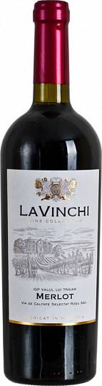 Вино La Vinchi  Merlot  Ла Винчи  Мерло красное сухое 750 мл