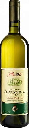 Вино Plantaze Chardonnay Barrique Плантаже Шардоне Баррик Бел
