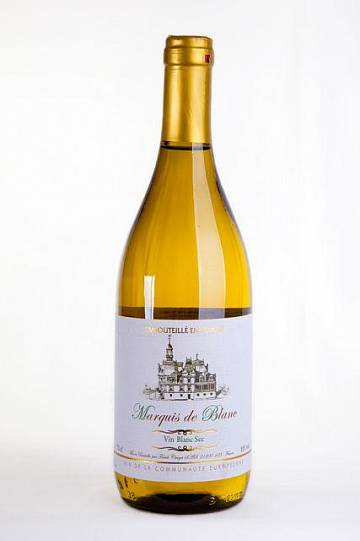 Вино Marquis de Blanc Vin Blanc Sec Маркиз де Блан 750 мл