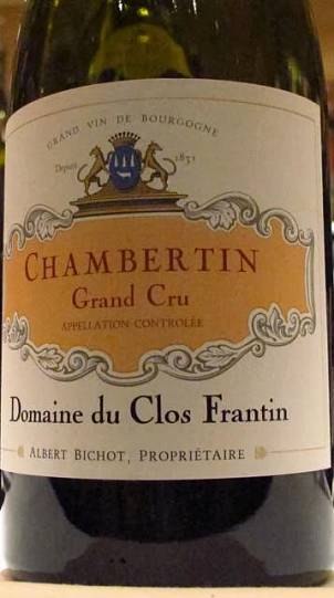 Вино Albert Bichot Domaine du Clos-Frantin Chambertin Grand Cru  2000 750 мл