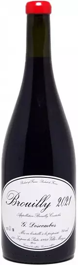 Вино  Georges Descombes Brouilly  Vieilles Vines   2021  750 ml