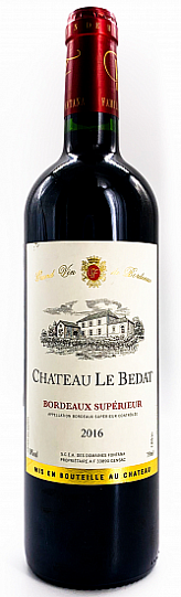 Вино Château Le Bedat Bordeaux Superieur   2018 750 мл