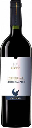 Вино Cantine Cellaro Micina  Nerello Mascalese Terre Siciliane IGP  2021 750 мл