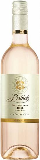 Вино Babich Marlborough Rose Pinot Noir dry  2019 750 мл