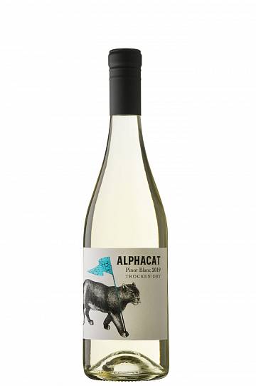 Вино   ALPHACAT Pinot Blanc  АЛЬФАКЭТ Пино Блан 2019  750 мл