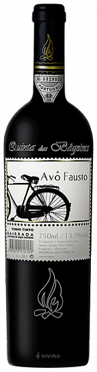 Вино  Quinta das Bágeiras   Avô Fausto Tinto  Bairrada    2017  750 мл