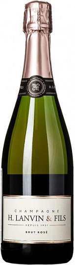 Шампанское Champagne H. Lanvin & Fils Brut Rose 2016 750 мл 12,5%