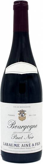 Вино Labaume Aine & Fils  Bourgogne Pinot Noir AOC  Лябом Эне & Фис Бур