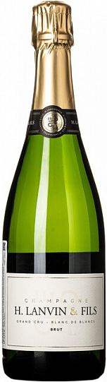 Шампанское Champagne H. Lanvin & Fils Grand Cru Blanc de Blancs Brut 2015 750 м