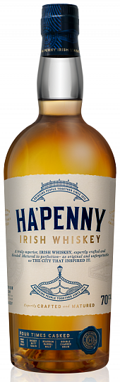 Виски Ha’Penny Four Times Casked Irish Whiskey  700 мл