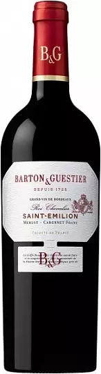 Вино Barton & Guestier, Lussac Saint-Emilion AOC 2021  750 мл 13%
