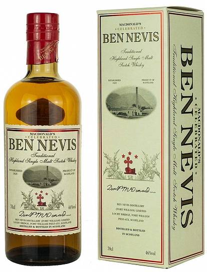 Виски Ben Nevis Macdonald`s Celebrated Traditional gift box  700 мл