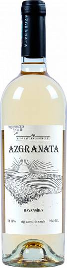 Вино Az-Granata  Bayansira white dry   750 мл  